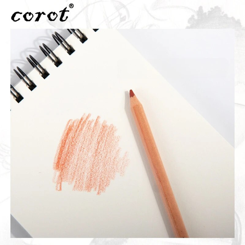 Ādas toņa zīmulis 12 krāsu pasteļtoņu zīmuļa galviņa portreta zīmulis Pasteļkrāsu zīmulis pārrobežu tikai ādas zīmulis