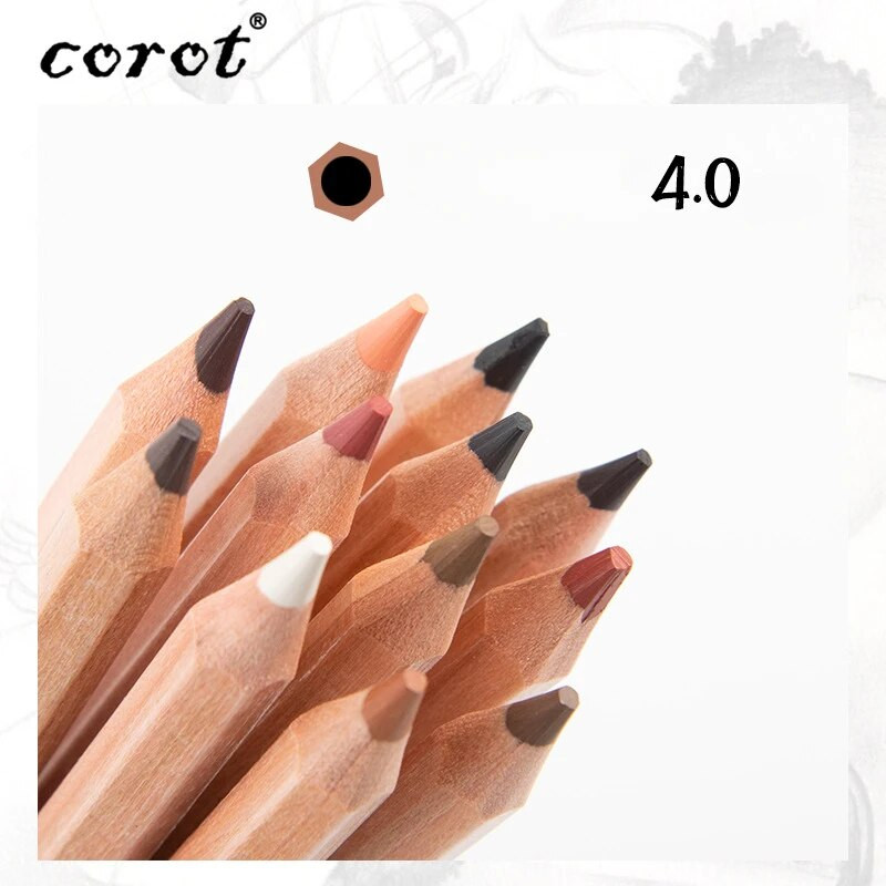 Ādas toņa zīmulis 12 krāsu pasteļtoņu zīmuļa galviņa portreta zīmulis Pasteļkrāsu zīmulis pārrobežu tikai ādas zīmulis