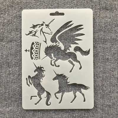 1 tk 17,8 * 12,7 cm Panda Dragon Whale DIY kihistusšabloonid seinamaalimiseks väljalõigete albumi värvimine reljeefalbumi dekoratiivne mall