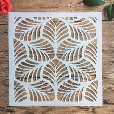 15*15cm izgatavots amatniecības mandalas trafarets kokgriezumu gleznojumam, albums sienas mākslas apzīmogošana dekorācija albuma reljefa papīra karte