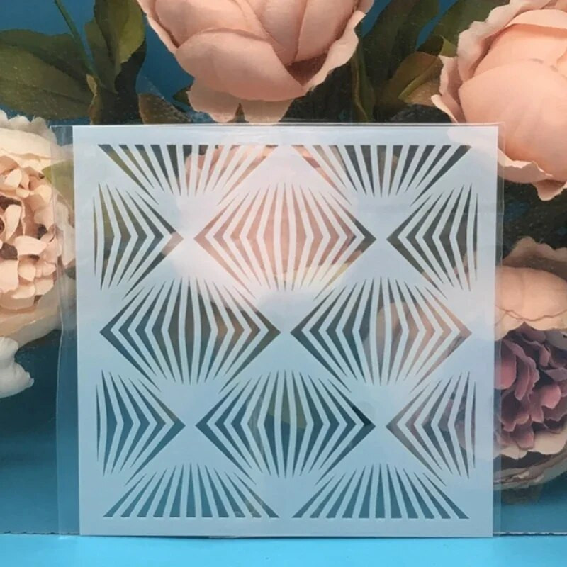 9 tk/partii 13 cm noolejoone tekstuur DIY kihistusšabloonid maalimine väljalõigete album värvimine reljeefalbumi dekoratiivkaardi mall