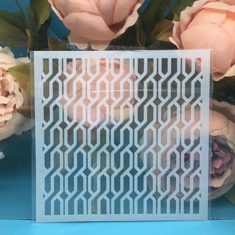 9 tk/partii 13 cm noolejoone tekstuur DIY kihistusšabloonid maalimine väljalõigete album värvimine reljeefalbumi dekoratiivkaardi mall