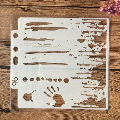 13 cm broj znamenki 0-9 DIY šablone za slojeve slikanje spomenar bojanje reljefni album predložak ukrasne kartice