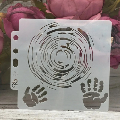 13 cm broj znamenki 0-9 DIY šablone za slojeve slikanje spomenar bojanje reljefni album predložak ukrasne kartice