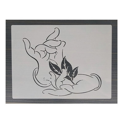 1 tk 21*29 cm ilumall DIY kihistusšabloonid seinamaaling väljalõigete albumi värvimine reljeefalbumi dekoratiivkaardi mall