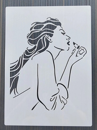 1 tk 21*29 cm ilumall DIY kihistusšabloonid seinamaaling väljalõigete albumi värvimine reljeefalbumi dekoratiivkaardi mall