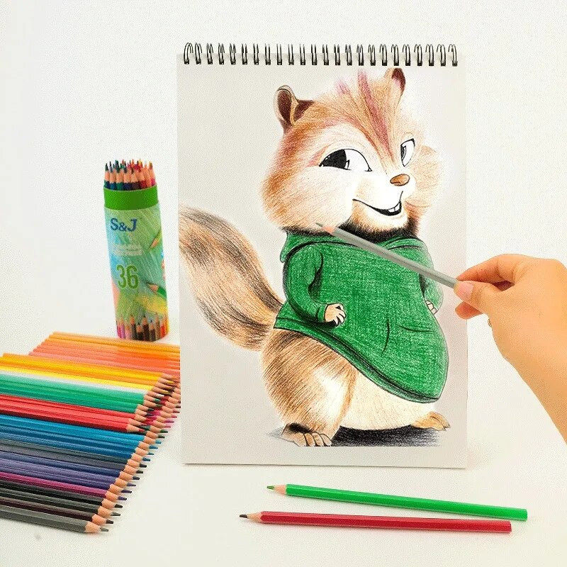 12 18 24 Έγχρωμο Χρωματιστό Μολύβι για Ζωγραφική Στο Σχολικό Μεταλλικό Χρώμα Μολύβι Επαγγελματικά Σχέδιο