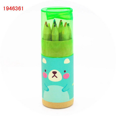 Kvaliteetne 12tk/komplekti eskiis Värvivabad Puidust maal Värvilised pliiatsid lastekunstnikule joonistamiseks Mittetoksilised pliiatsid