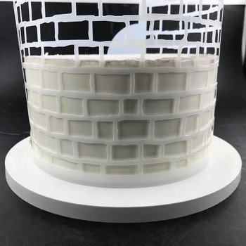 8 τμχ/σετ DIY Σχέδιο φόρμας για τούρτα Στένσιλ Σχέδιο Μοτίβο Σχήματος Φύλλων Διακόσμηση Δαντέλας Κέικ Boder Στένσιλ Πρότυπο Εργαλεία ζαχαροπλαστικής Σκεύη αρτοποιίας