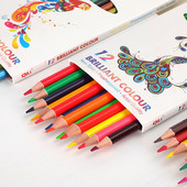 Σετ χρωματιστών μολυβιών 12 χρωμάτων Vibrant Oily Water Soluble Coloring Pencils Premium Artist Supplies for Sketching Coloring