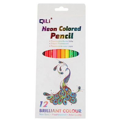 Σετ χρωματιστών μολυβιών 12 χρωμάτων Vibrant Oily Water Soluble Coloring Pencils Premium Artist Supplies for Sketching Coloring