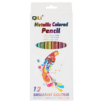 Σετ χρωματιστών μολυβιών 12 χρωμάτων Vibrant Oily Water Soluble Coloring Pencils Premium Artist Supplies for Sketching Coloring