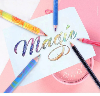 Τσέχικο KOH-I-NOOR μαγικό μολύβι τετράχρωμο μαγικό χρώμα μολύβδου μικτό χρώμα μολύβδου ουράνιο τόξο στυλό