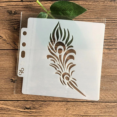 13*13 cm DIY Trafareti Glezniecība albums Krāsošana Reljefs Albums Dekoratīvā papīra kartīšu veidne