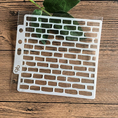 13*13 cm DIY Trafareti Glezniecība albums Krāsošana Reljefs Albums Dekoratīvā papīra kartīšu veidne