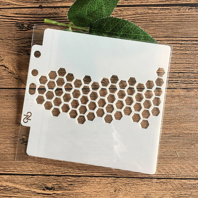 13*13 cm DIY Trafareti Glezniecība albums Krāsošana Reljefs Albums Dekoratīvā papīra kartīšu veidne