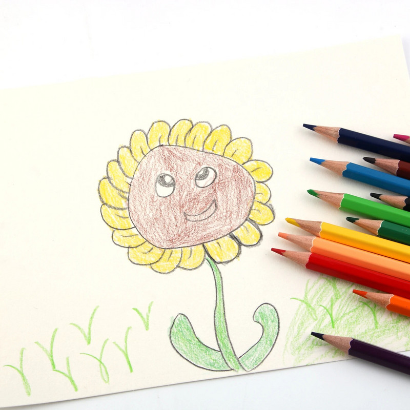 MOTARRO 12Gb Krāsainu zīmuļu komplekts Akvareļu zīmēšanas zīmuļi Skolas Biroja rakstīšanai Kancelejas piederumi Zīmēšanas skicēšanas mākslas piederumi