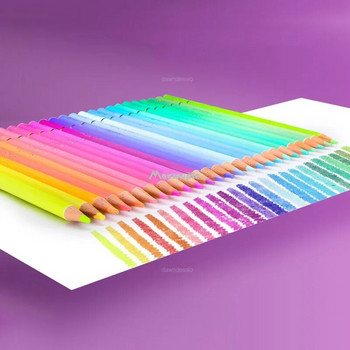 Macaron 12 Colors Colored Pencil Επαγγελματικό παστέλ χρωματισμό Μολύβια σχεδίασης Μολύβια Candy Color for Art Kit Supplies