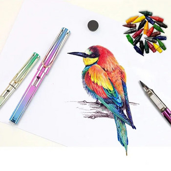 18 бр Цветен вечен комплект моливи Art Sketch Drawing Infinite Writing Pencil Magic Erasable Refulable Nib Ученически пособия Eraser