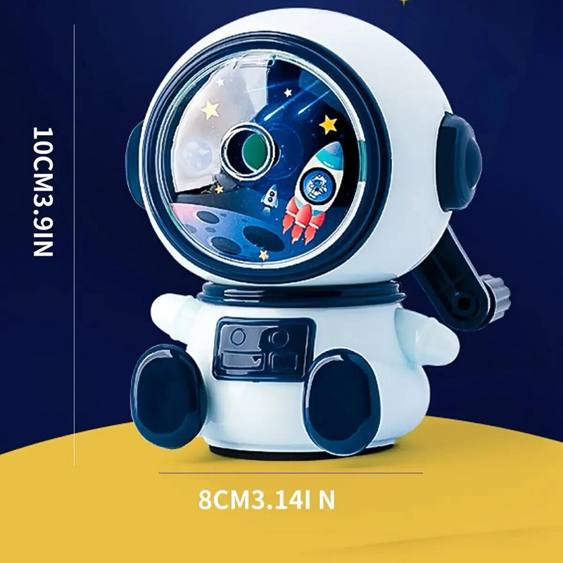 1 τμχ Ακονιστήρι χεριών Student Cartoon Ακονιστή Σχήματος Αστροναύτη Αυτόματη ξύστρα μολυβιών