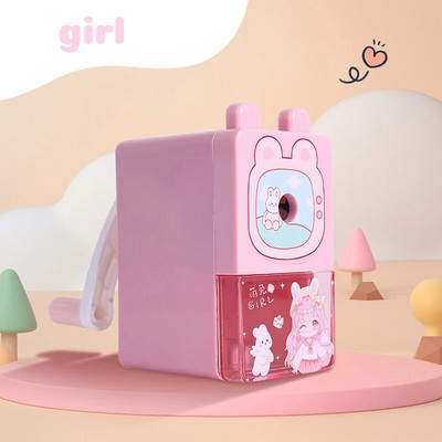 Mitmefunktsionaalne Kawaii armas multikas pliiatsiteritaja värviliste pliiatsite jaoks lastele kooli kontoritarvete jaoks