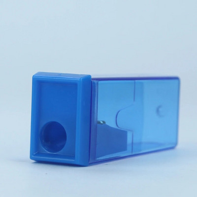 Stačiakampis 4 spalvų pieštukų drožtuvas, skaidrus išmanusis drožtukas, ilgas tarnavimo laikas, skirtas Office 557