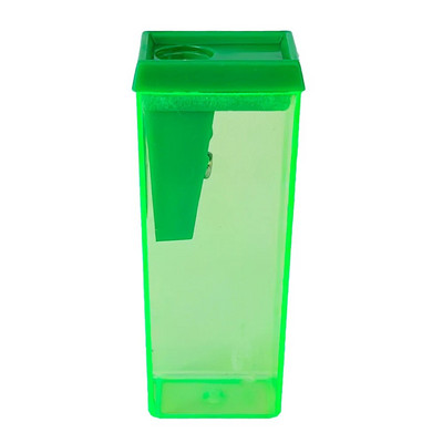 Stačiakampis 4 spalvų pieštukų drožtuvas, skaidrus išmanusis drožtukas, ilgas tarnavimo laikas, skirtas Office 557