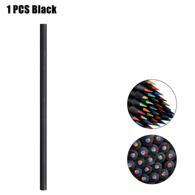 Varavīksnes zīmuļu komplekti 7 krāsas Koncentriski gradienta krītiņi bērniem Dāvanu krāsaini zīmuļi Daudzkrāsaini māksla Glezniecība Zīmēšanas rakstāmpiederumi