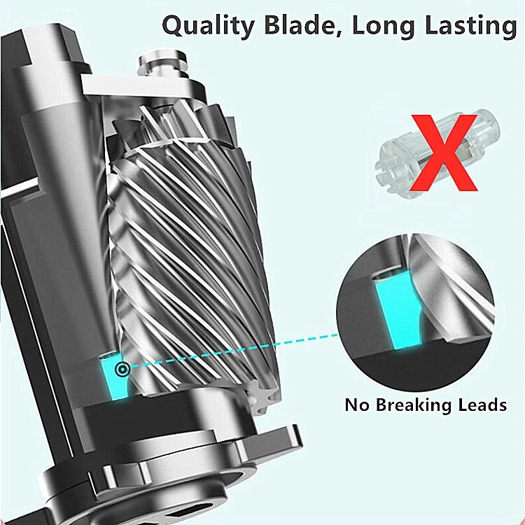 DELI Περιστροφική μηχανή μολυβιών μολυβιών Κόφτης μολυβιών γραφείου Σχολική γραφική ύλη μανιβέλα μολυβιών ακονισμένη