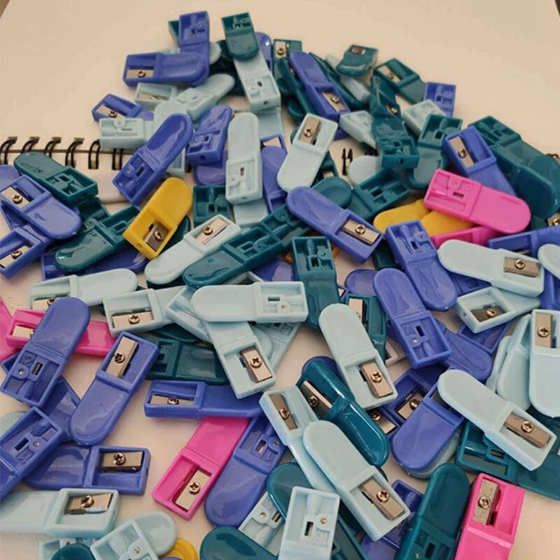 10 τμχ/σετ Φορητό 2,0 χιλιοστά Μηχανική ξύστρα μολυβιών Μίνι πολύχρωμη τυποποιημένη μηχανή κοπής μολυβιών Σχολικά είδη γραφικής ύλης