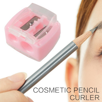 Double Holes Precision Lipstick Φρυδιών Καλλυντικό Μολύβι Ακονιστήρι Φρυδιών Lip Liner Eyeliner Μολύβι για κορίτσια Σχολικά είδη