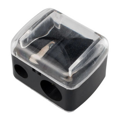 Double Holes Precision lūpu krāsa uzacu kosmētiskais zīmuļu asinātājs uzacu lūpu kontūrzīmulis Acu zīmulis zīmulis meitenēm dāvanas skolas piederumi