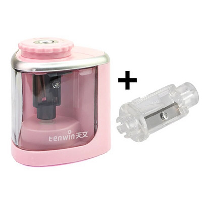 Tenwin pārnēsājams elektrisks/manuāls 2 vienā zīmuļu asināmais Automātiskais zīmuļu asināmais bērniem Pieaugušajiem Automātiskais zīmuļu asināmais Kancelejas preces