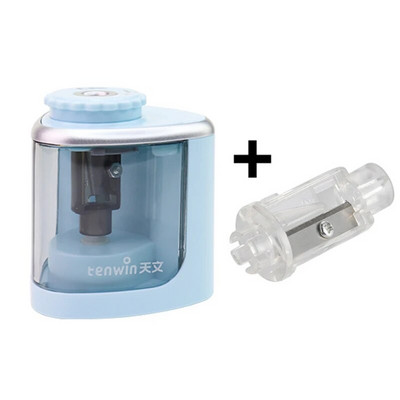 Tenwin pārnēsājams elektrisks/manuāls 2 vienā zīmuļu asināmais Automātiskais zīmuļu asināmais bērniem Pieaugušajiem Automātiskais zīmuļu asināmais Kancelejas preces