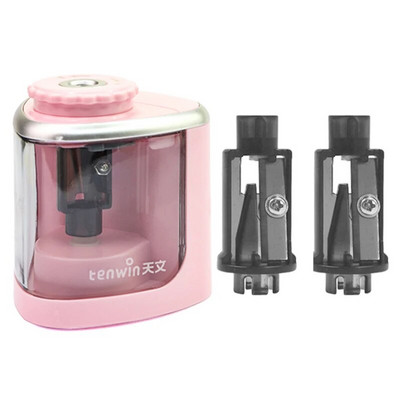 Tenwin pārnēsājams elektrisks/manuāls 2 vienā zīmuļu asināmais Automātiskais zīmuļu asināmais bērniem Pieaugušajiem Automātiskais zīmuļu asināmais Kancelejas preces