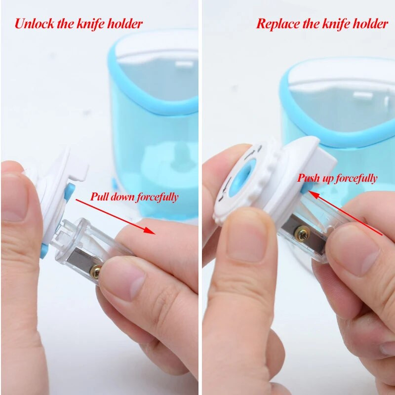 Tenwin pārnēsājams elektrisks/manuāls 2 vienā zīmuļu asināmais Automātiskais zīmuļu asināmais bērniem Pieaugušajiem Automātiskais zīmuļu asināmais Kancelejas preces