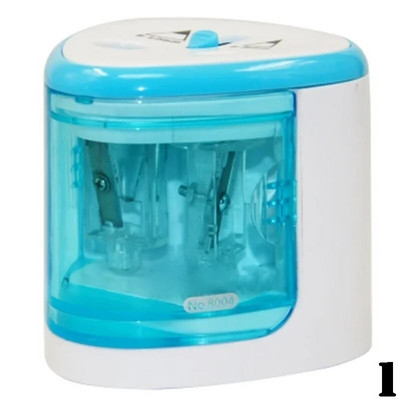 Patareidega töötav elektriline pliiatsiteritaja, 2 auku 6–8 mm ja 9–12 mm, automaatse peatusega koolitarbed õpilastele