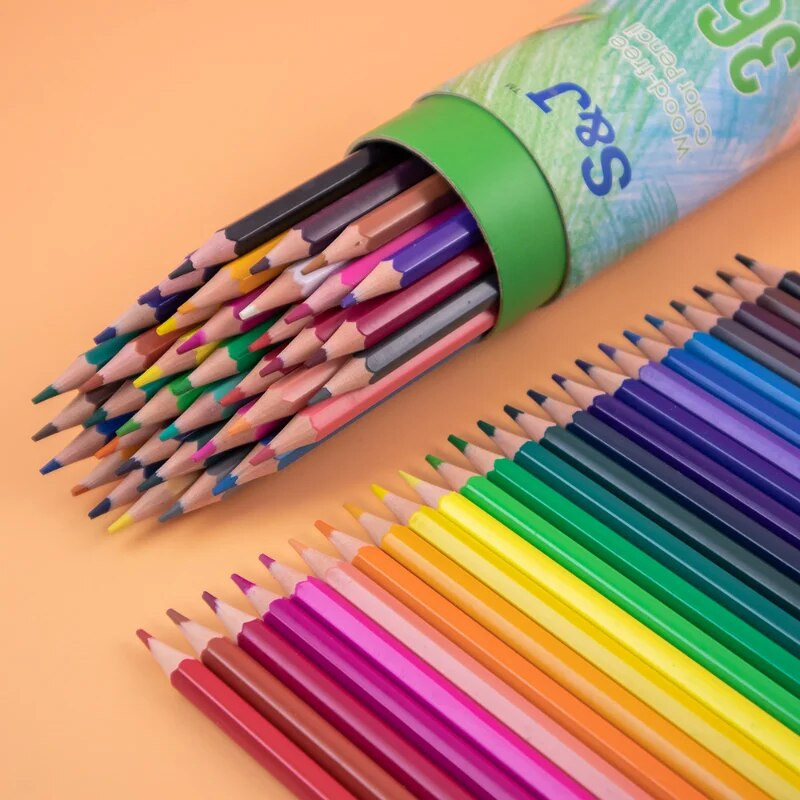 24 de culori Prismacolor creion colorat Toput pentru pictura la școală Creion colorat din metal Rechizite de afaceri Desen profesional