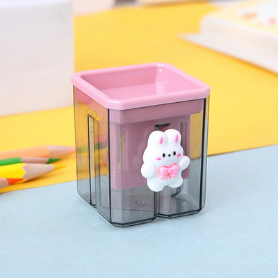 1 PC Mini Cute Cartoon ακονιστήρι με δύο τρύπες Μολύβι Kawaii Stationery Sharpener Μαθητικές προμήθειες