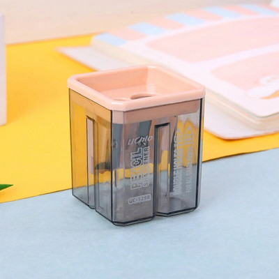 1 PC Mini Cute Cartoon ακονιστήρι με δύο τρύπες Μολύβι Kawaii Stationery Sharpener Μαθητικές προμήθειες