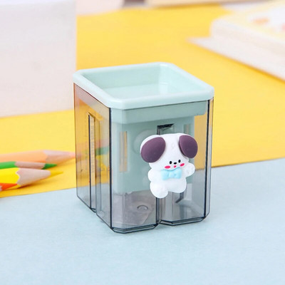 1 PC Mini Cute Cartoon ακονιστήρι με δύο τρύπες Μολύβι Kawaii Stationery Sharpener Μαθητικές προμήθειες