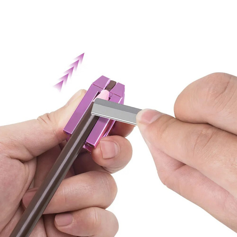 4 viename antakių pieštukų galandiklis Microblading tatuiruotės žymeklis Permanentinis makiažas Profesionalus antakių pieštuko galandimo galiukas plonas įrankis