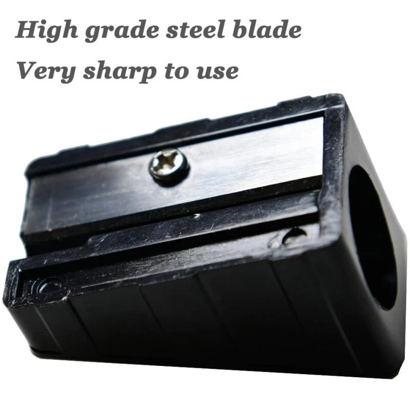 Kynsna pliiatsiteritaja metallist teraga puusepa Jumbo värvipliiatsi teritaja, puidutöötlejate teritajad golfipliiatsite teritamiseks 4 komplekti