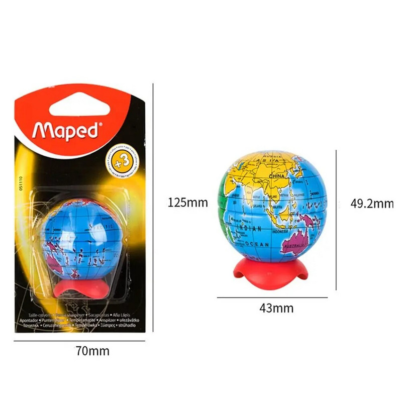Radošs bērniem Globe zīmuļu asināmais Pārnēsājams skicēšanas zīmulis griešanas rīki Zīmēšanas mākslas piederumi Studentu kancelejas preces