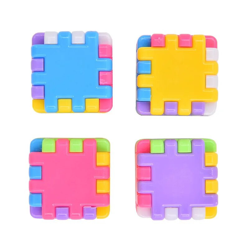 1 Gb Kawaii Creative Blocks Zīmuļu asināmais Kancelejas piederumi Skolas biroja piederumi Jaunums Bērnu Rubika dāvanu kubs, smieklīga rotaļlieta