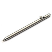 1vnt Mini Titanium Compact Bolt Pen nešiojamas raktų pakabukas Pen Kelioninis metalinis raktų pakabukas Tušinukas pasirašantis vakarėlio dovanos svečiams