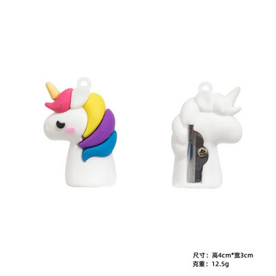 PVC mīkstas plastmasas jauks zīmuļu asināmais studentu pārnēsāšanas soma mini silīcija plēves zīmuļu asināmais dinozauru zīmuļu asināmais