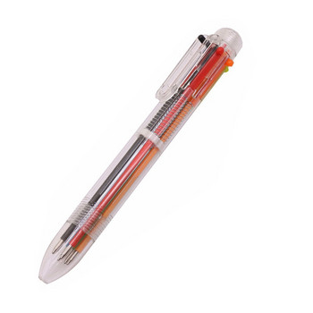 Στυλό 8 χρωμάτων μελάνι Στυλό με μαρκαδόρο Εργαλεία γραφής Student Push Ball 0,5mm Έγχρωμο στυλό 1 τεμ.