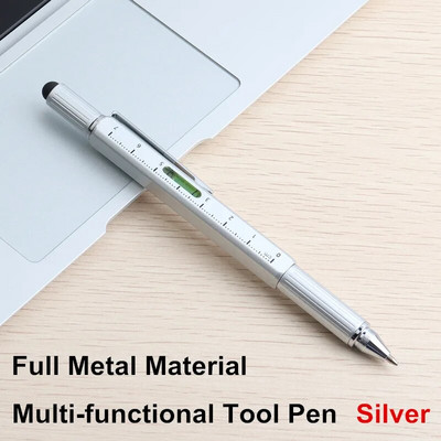 Jauns daudzfunkcionāls skrūvgriezis lodīšu pildspalvas skārienekrāna dāvanu rīks Skolas biroja piederumi Kancelejas piederumi Metāla materiāla pildspalvas