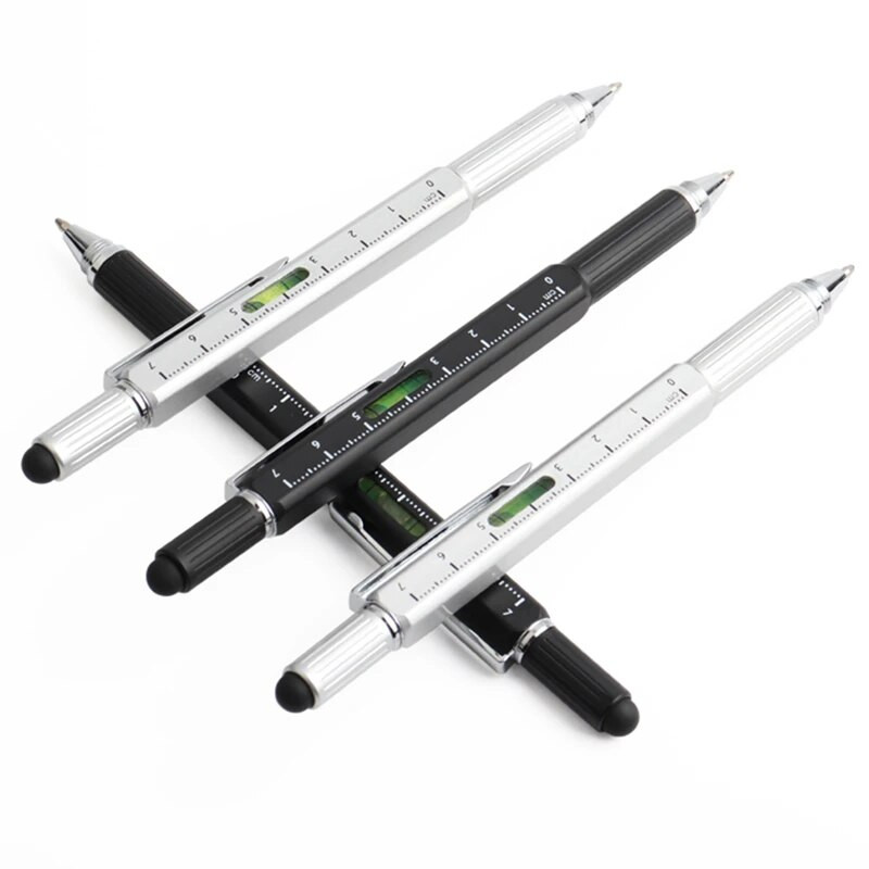 Jauns daudzfunkcionāls skrūvgriezis lodīšu pildspalvas skārienekrāna dāvanu rīks Skolas biroja piederumi Kancelejas piederumi Metāla materiāla pildspalvas